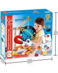 Ξύλινος κατασκευαστής Hape Junior Inventor - Επιστημονικό εργαστήριο με μαγνήτες - 6t