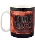 Κούπα  ABYstyle Television: Game of Thrones - Targaryen Sigil, 460 ml - 2t