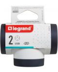 Ταφ Legrand - 694522, 2 Θέσεων, USB A+C, περιστροφικό - 4t