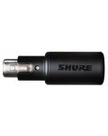 Προσαρμογέας μικροφώνου Shure - MVX2U, XLR/USB, μαύρο - 3t