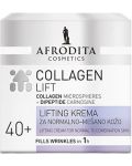 Afrodita Collagen Lift Κρέμα για κανονική προς μικτή επιδερμίδα, 40+, 50 ml - 1t