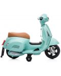 Μηχανή με μπαταρία Moni - Vespa GTS Super Sport, πράσινο - 2t