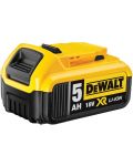 Επαναφορτιζόμενη μπαταρία DeWALT - DCB184-XJ, 18V, 5Ah, Li-Ion - 1t