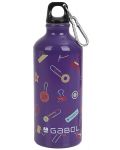 Μπουκάλι νερού αλουμινίου Gabol Diary - 600 ml - 1t