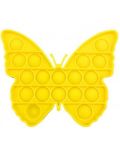 Παιχνίδι άντι-στρες Poppit Fidget - Πεταλούδα, κίτρινι - 1t