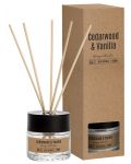 Αρωματικά ραβδιά Bispol - Cedarwood & Vanilla, 50 ml - 1t
