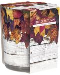 Αρωματικό κερί Bispol Aura - Hello Autumn, 120 g - 1t