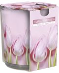 Αρωματικό κερί Bispol Aura - Floral Happiness, 100 g - 1t