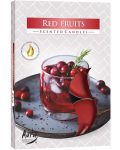 Αρωματικά κεριά τσαγιού Bispol Aura - Κόκκινα φρούτα, 6 τεμάχια - 1t