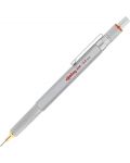 Αυτόματο μολύβι Rotring 800 - 0,5 mm, ασημί - 1t