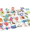 Εκπαιδευτικό παζλ Headu Montessori - Αλφάβητο, 3D - 3t
