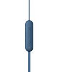 Ασύρματα ακουστικά με μικρόφωνο Sony - WI-C100, μπλε - 3t