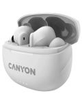 Ασύρματα ακουστικά Canyon - TWS-8, λευκά - 3t