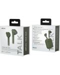 Ασύρματα ακουστικά Defunc - TRUE TALK, TWS, πράσινα - 3t