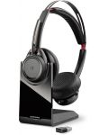 Ασύρματα ακουστικά  Plantronics - Voyager Focus B825 DECT, ANC,μαύρο - 1t