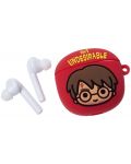 Ασύρματα ακουστικά Warner Bros - Harry Potter, TWS,κόκκινο άσπρο - 2t