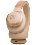 Ασύρματα ακουστικά JBL - Live 770NC, ANC, Sand - 5t