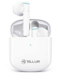 Ασύρματα ακουστικά Tellur - Aura, TWS, λευκά - 1t