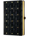 Σημειωματάριο Castelli Copper & Gold - Weaving Gold, 13 x 21 cm, με γραμμές - 2t