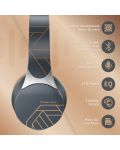 Ασύρματα ακουστικά με μικρόφωνο PowerLocus - EDGE, Asphalt Grey - 5t
