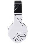 Ασύρματα ακουστικά PowerLocus - P2, μαύρα/άσπρα - 3t