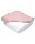 Βρεφική πετσέτα με κουκούλα  Albero Mio - 100 х 100 cm, Blush - 2t