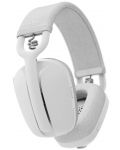 Ασύρματα ακουστικά με μικρόφωνο  Logitech - Zone Vibe 100,λευκό/γκρι - 3t