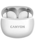 Ασύρματα ακουστικά Canyon - TWS5, λευκά - 2t