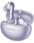 Ασύρματα ακουστικά Huawei - FreeBuds 6i, TWS, ANC, μωβ - 1t