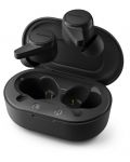 Ασύρματα ακουστικά Philips - TAT1207BK/00, TWS, μαύρα - 1t