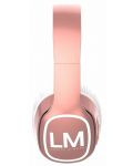 Ασύρματα ακουστικά PowerLocus - Louise&Mann Symphony,ροζ/λευκό - 2t