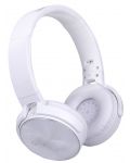 Ασύρματα ακουστικά με μικρόφωνο Trevi - DJ 12E50 BT, λευκά - 2t