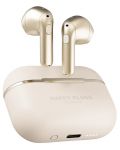Ασύρματα ακουστικά Happy Plugs - Hope, TWS, χρυσαφένιο - 3t