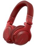 Ασύρματα ακουστικά με μικρόφωνο Pioneer DJ - HDJ-CUE1BT, κόκκινα - 2t