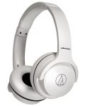 Ασύρματο ακουστικό Audio-Technica - ATH-S220BT, άσπρα - 1t