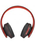 Ασύρματα ακουστικά PowerLocus - P2, μαύρα/κόκκινα - 3t