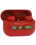 Ασύρματα ακουστικά OTL Technologies - Super Mario, TWS, κόκκινα - 4t