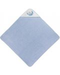 Βρεφική πετσέτα  Interbaby - Bear Sleeping Blue, 100 x 100 cm - 1t