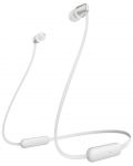 Ασύρματα ακουστικά με μικρόφωνο Sony - WI-C310, λευκά - 1t