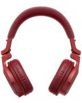Ασύρματα ακουστικά με μικρόφωνο Pioneer DJ - HDJ-CUE1BT, κόκκινα - 4t