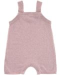 Βρεφική φόρμα Lassig - Cozy Knit Wear, 50-56 cm, 0-2 μηνών, ροζ - 2t