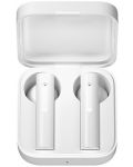 Ασύρματα ακουστικά με μικρόφωνο Xiaomi - Mi 2 Basic, TWS, λευκά - 1t