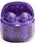 Ασύρματα ακουστικά JBL - Tune Flex Ghost Edition, TWS, ANC, Purple Ghost - 6t