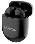 Ασύρματα ακουστικά Canyon - TWS-6, μαύρα - 1t