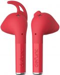 Ασύρματα ακουστικά Defunc - TRUE PLUS, TWS, κόκκινα - 2t