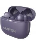 Ασύρματα ακουστικά Canyon - CNS-TWS10, ANC, μωβ - 5t