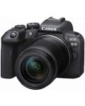 Φωτογραφική μηχανή Mirrorless  Canon - EOS R10, RF-S 18-150, IS STM, Black - 1t
