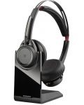Ασύρματα ακουστικά Plantronics - Voyager Focus UC USB-C, ANC, μαύρο - 1t