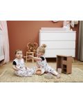 Βρεφικός υπνόσακος Meyco Baby - Tog 0.3, 60 cm, ζώα - 5t