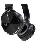 Ασύρματα ακουστικά με μικρόφωνο Trevi - DJ 12E50 BT, μαύρα - 4t